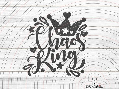 Chaos King Plotterdatei SVG DXF