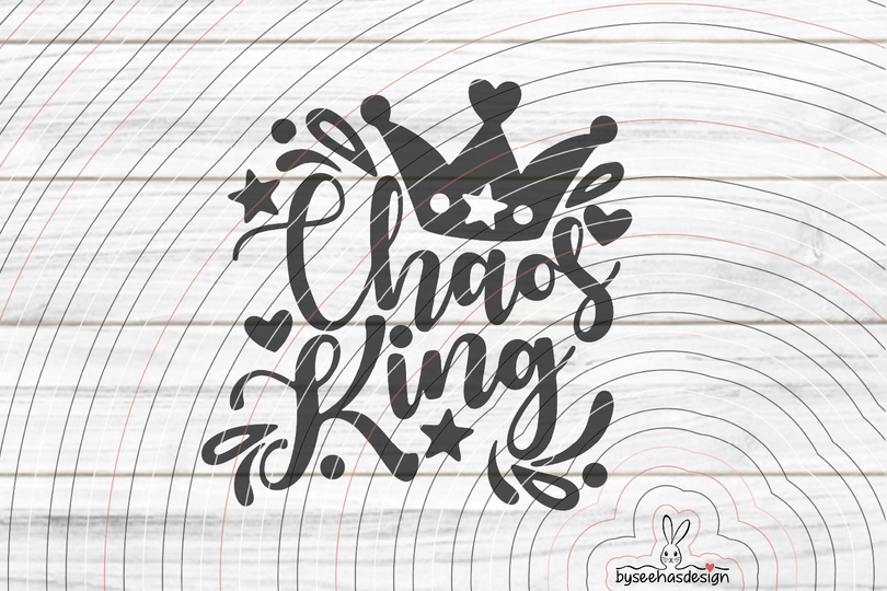 Chaos King Plotterdatei SVG DXF