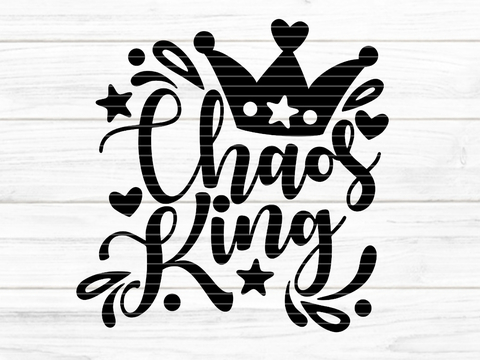 Chaos King Plotterdatei SVG DXF FCM