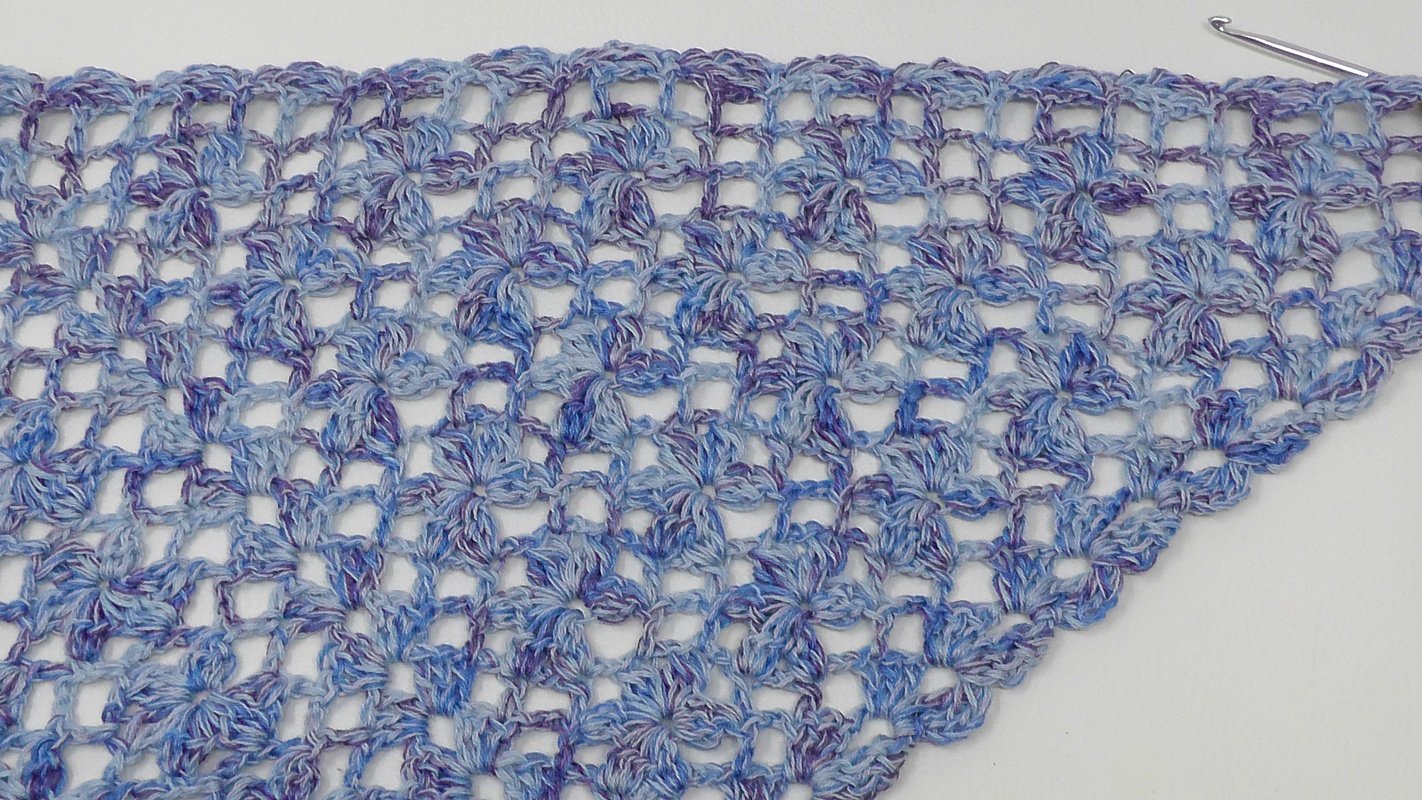 Tuch Blütenwunder Häkeln - Bild 2