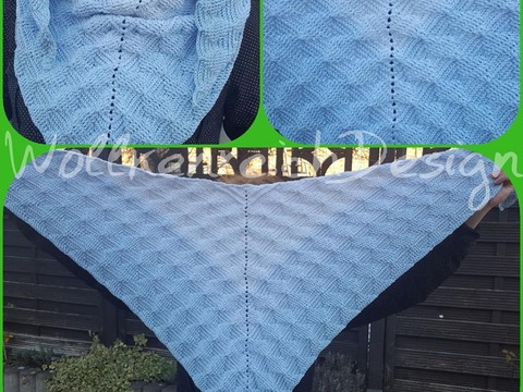 Gehäkeltes Tuch "Vaira"