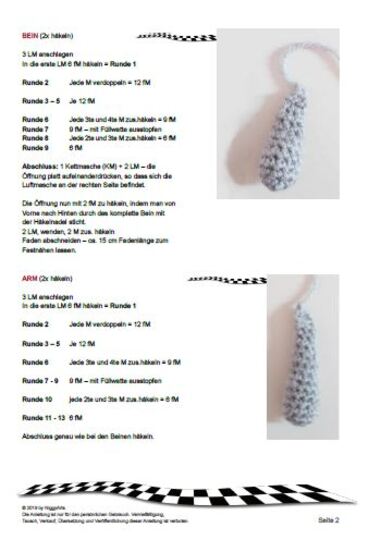 Faultier - Häkelanleitung von NiggyArts