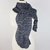 Knitting Pattern PDF Scarf – modern cable scarf with diagonal design