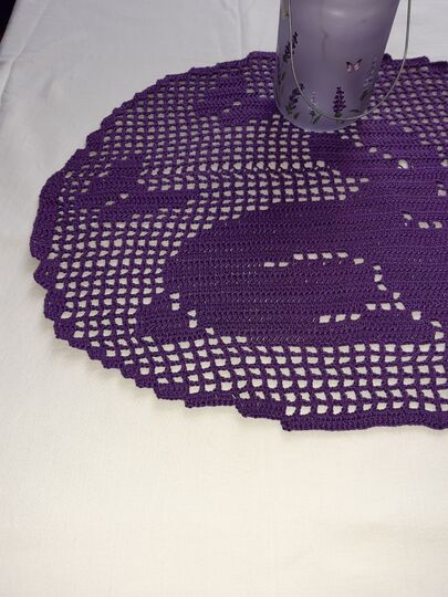 Tischdecke Frühling Hase und Schmetterling