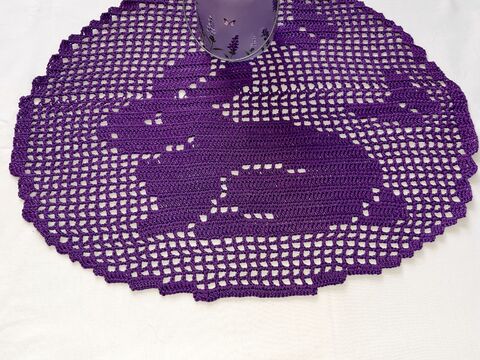 Tischdecke Frühling Hase und Schmetterling