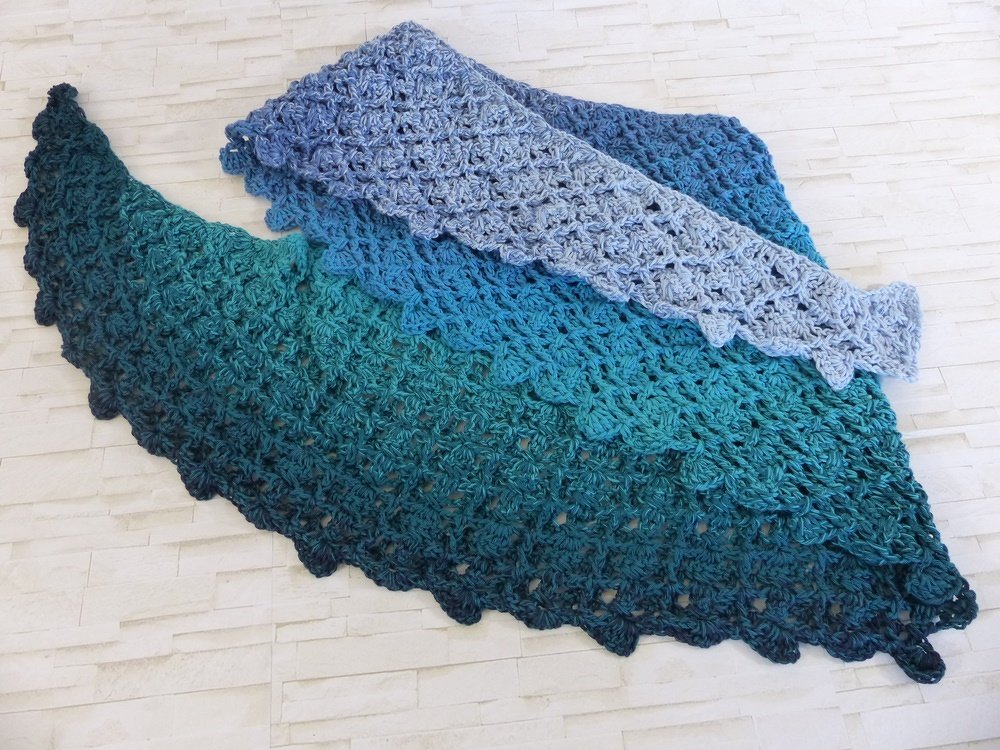 Julchen Häkelanleitung für einen Drachenschwanz mit beidseitigem Muster - Bild 2