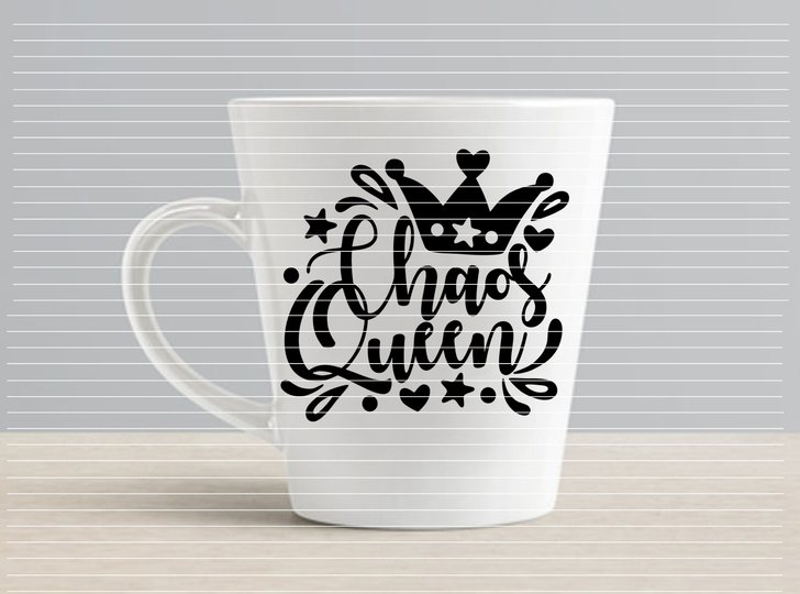 Chaos Queen Plotterdatei SVG DXF