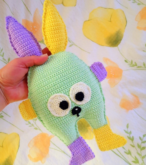 Kuscheltier häkeln - Schmuse- und Spiel Hase - Häkelanleitung PDF