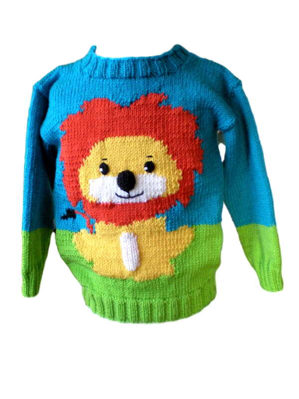 Knitting Pattern Wild Animals - Löwe- 2 Sizes