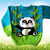 Strickanleitung Kinderpullover Wilde Tiere - Panda - in 2 Größen