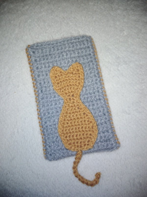 Handyhülle mit Katzenapplikation - Bild 2