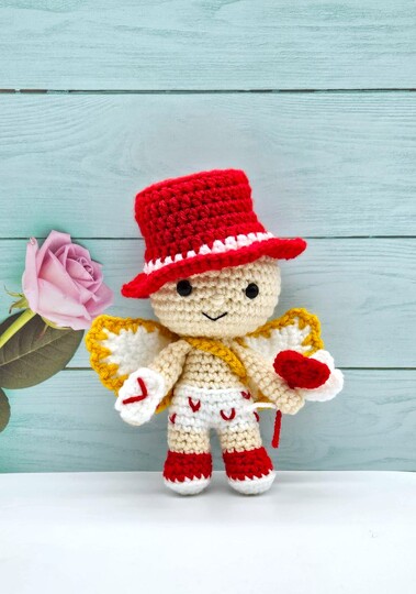 Felton in Cupid Costume- - Amigurumi PDF- English
