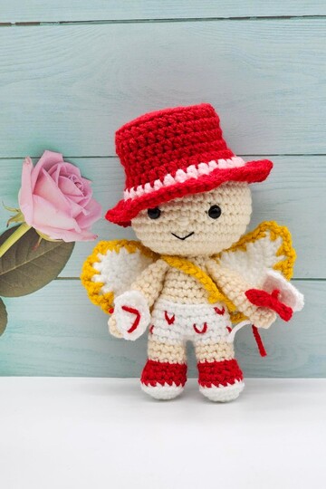 Felton in Cupid Costume- - Amigurumi PDF- English
