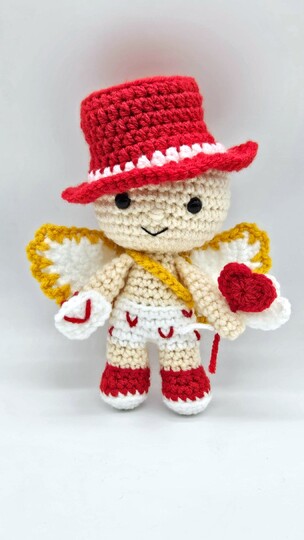 Felton in Cupid Costume- - Amigurumi PDF- English