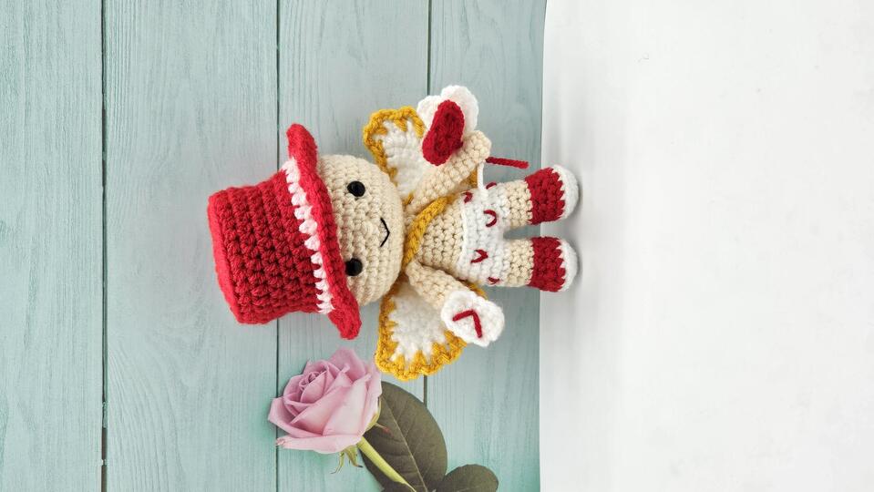 Felton in Cupid Costume- - Amigurumi PDF- English