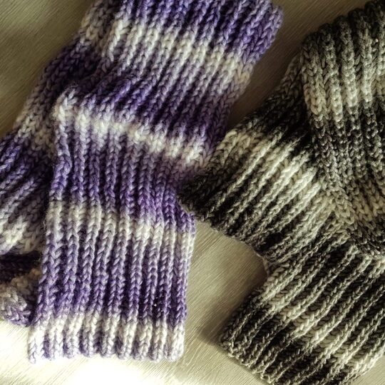 Strickanleitung Beanie mit passendem Schal