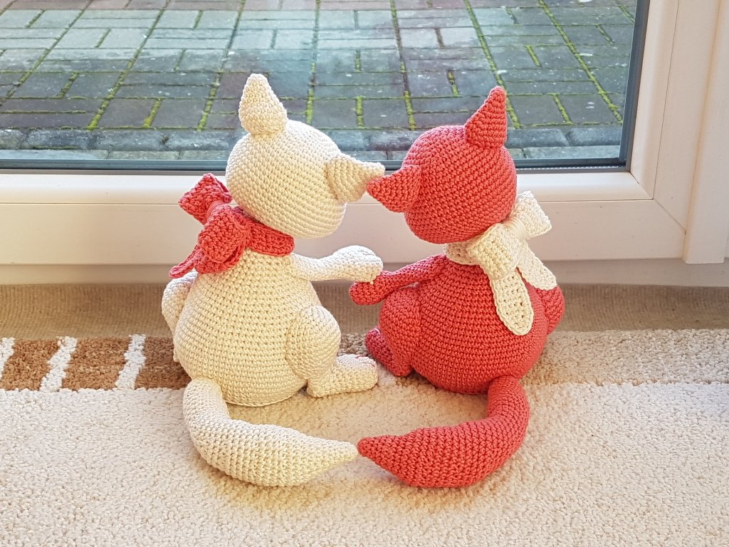 verträumte Kätzchen, Häkelanleitung