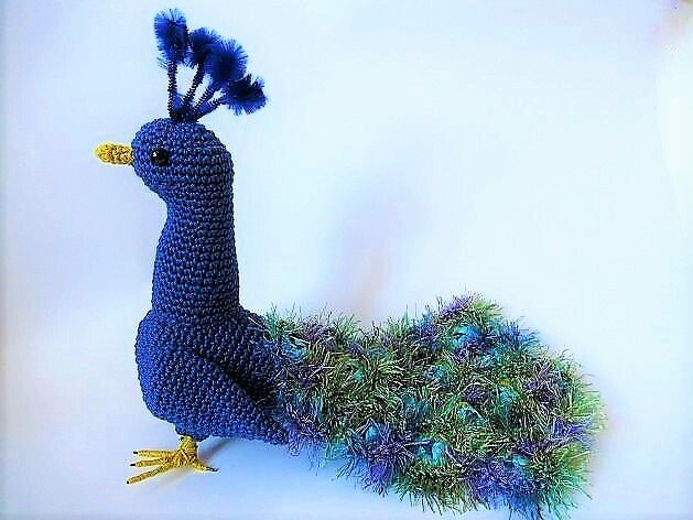 Häkelanleitung Pfau Percy - Bild 4