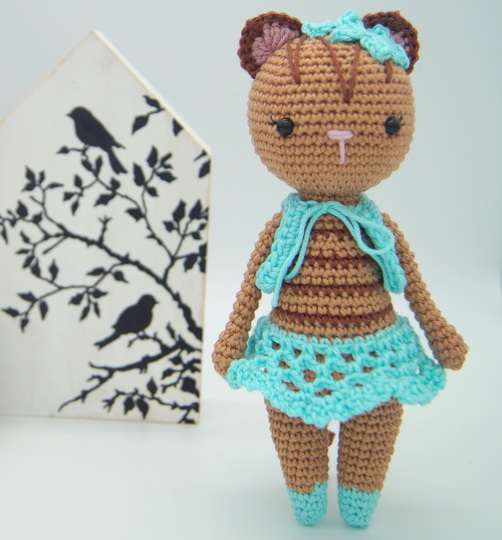 Häkelanleitung Katze Maya