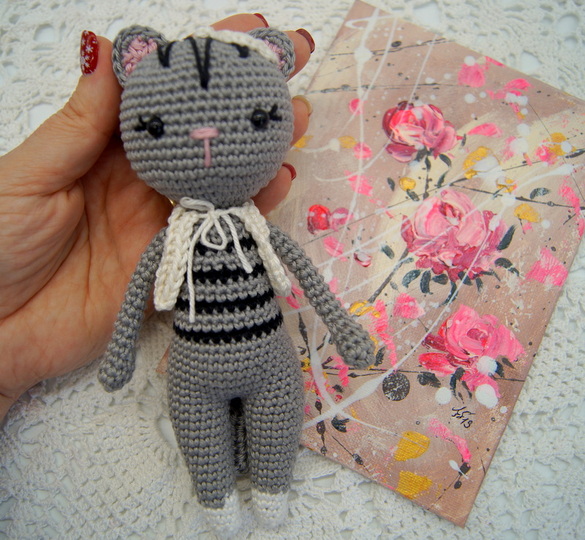 Häkelanleitung Katze Maya