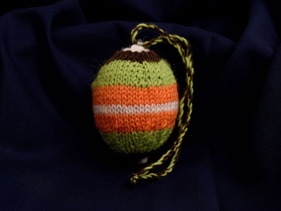 Anleitung: Blockstreifen-Osterei