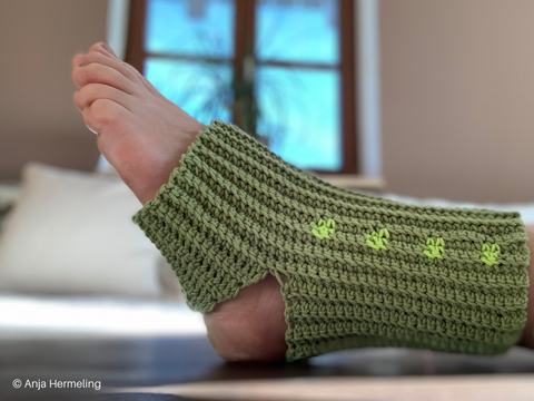 Gehäkelte Yoga-Socken "Prana" (alle Größen)