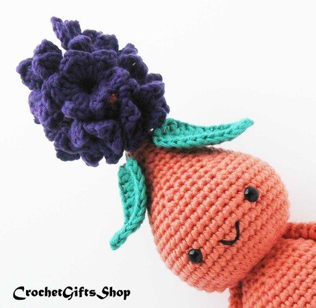 Pattern Amigurumi Flower Hyacinth bulb Doll