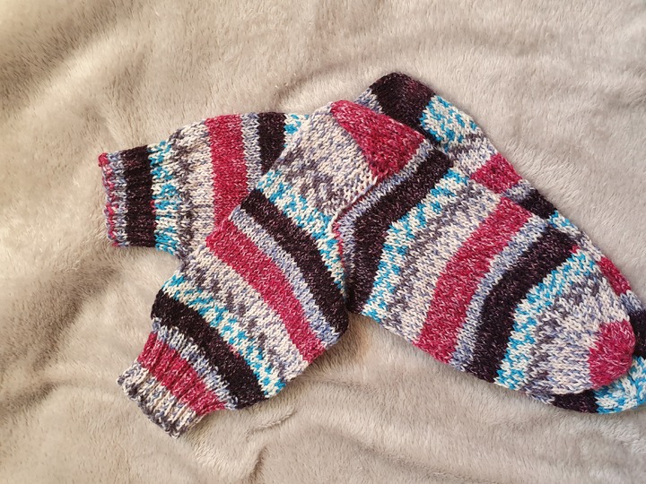 Strickanleitung für Damensocken Größe 40/42