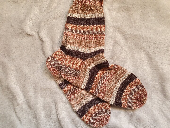 Strickanleitung für Damensocken Größe 40/42