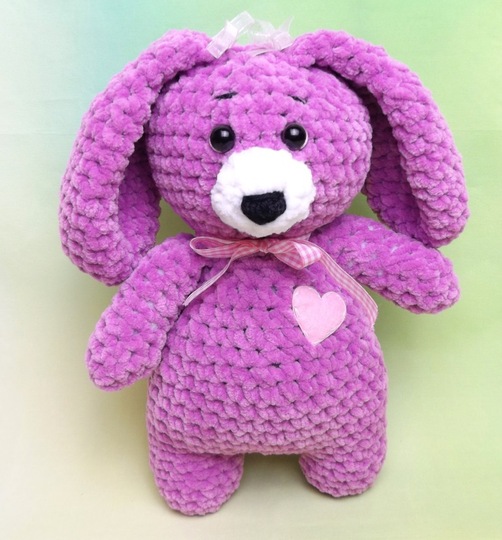 Häkelanleitung "Kuschel - Hasi"