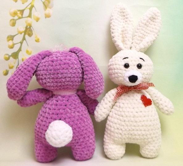 Häkelanleitung "Kuschel - Hasi"