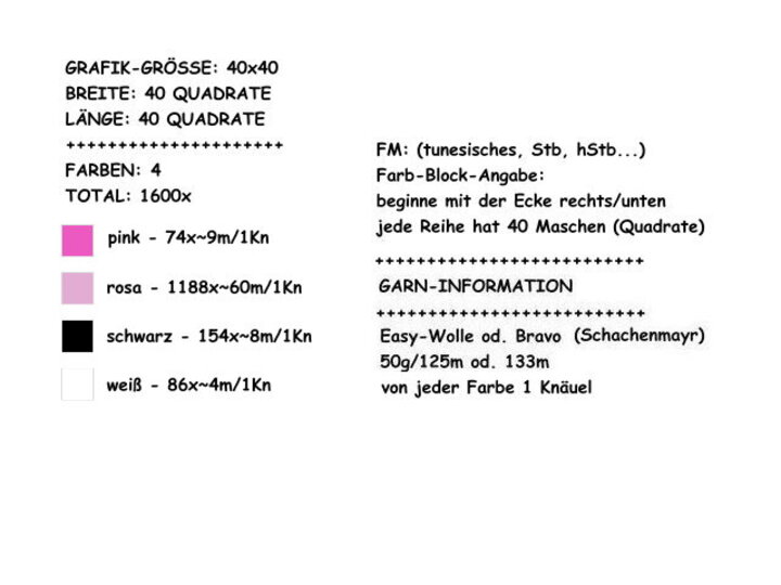Häkelmuster * liTTle Monster - mit NAME personalisiert * Grafik für C2C & FM