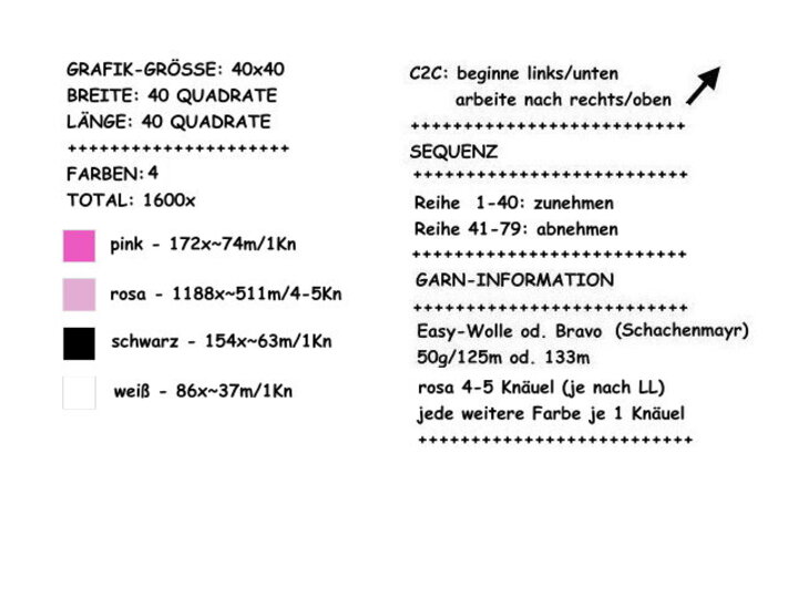 Häkelmuster * liTTle Monster - mit NAME personalisiert * Grafik für C2C & FM