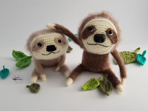 Häkelanleitung > Faultiere Karli und Piet <