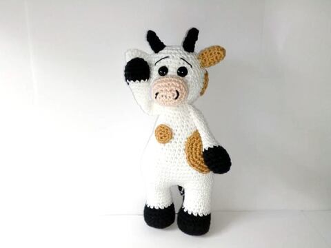 Kuh Amigurumi / Häkelanleitung