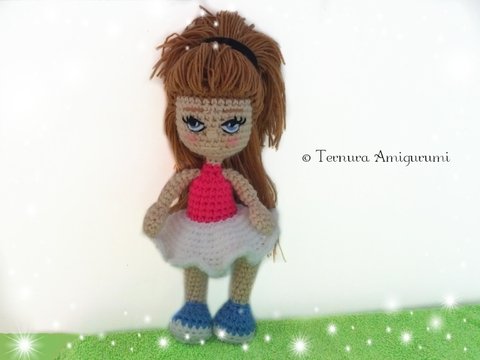 Häkelanleitung Lucy Puppe PDF ternura amigurumi english- deutsch- dutch