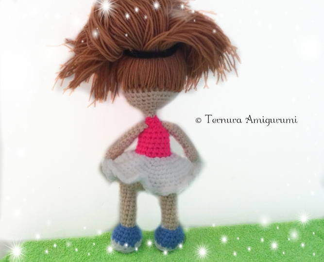 Crochet pattern Lucy doll PDF ternura amigurumi english- deutsch- dutch