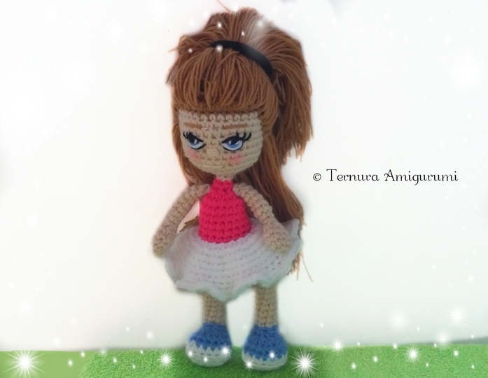 Häkelanleitung Lucy Puppe PDF ternura amigurumi english- deutsch- dutch
