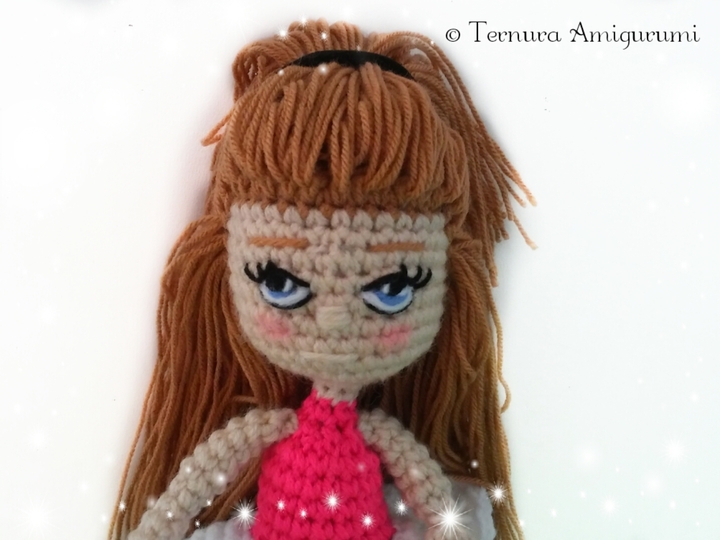 Häkelanleitung Lucy Puppe PDF ternura amigurumi english- deutsch- dutch