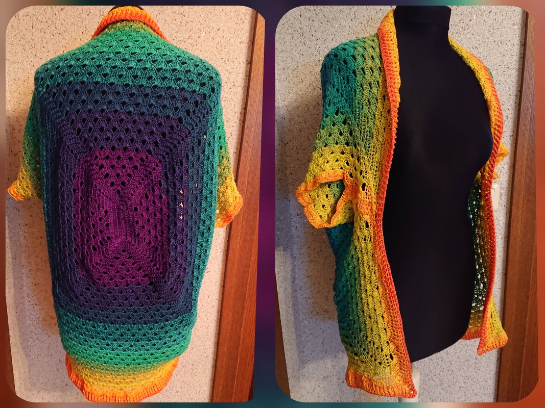 Weste Amanda häkeln Häkelweste Häkeljacke Jäckchen