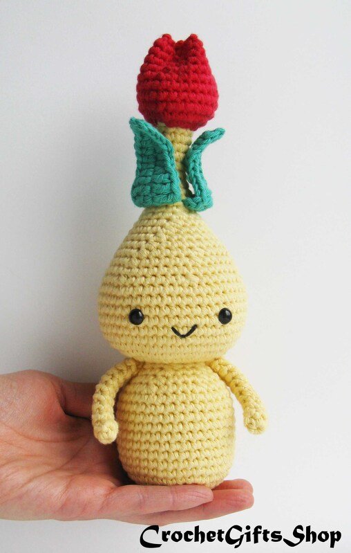 Pattern Amigurumi Flower Tulip Bulb Doll - Image 2