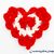 Crochet Pattern Heart Motif 1