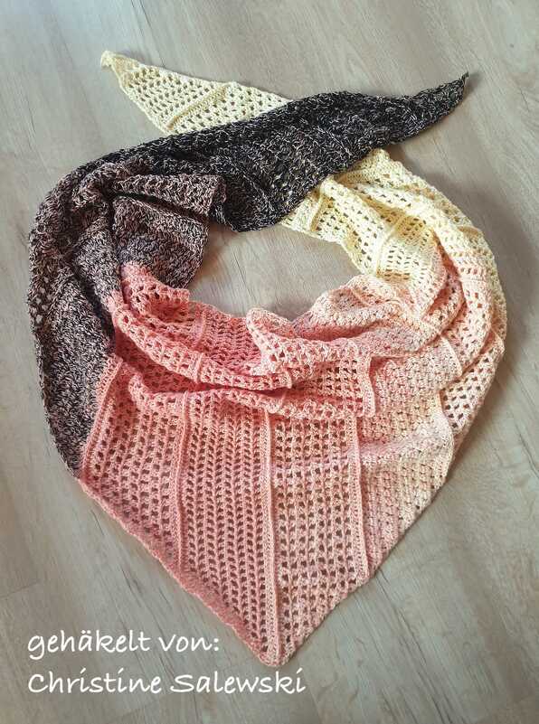 Anleitung: Asymmetrisches Tuch "Lovely Heart" - Bild 24