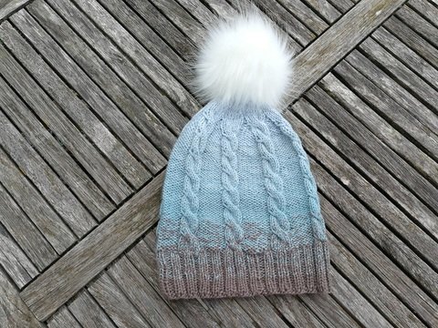 Einfache Zopfmütze "Nepal"