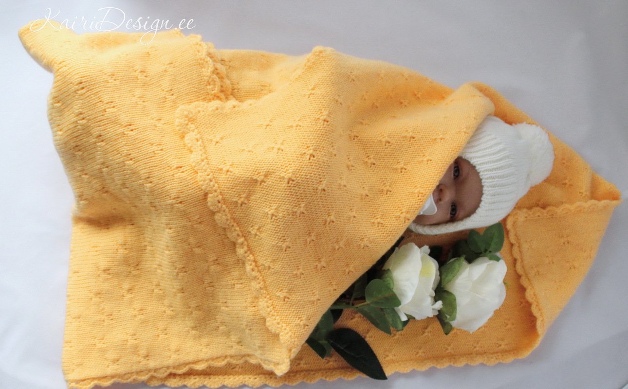 Machine knitted blanket BB0005 - Image 2