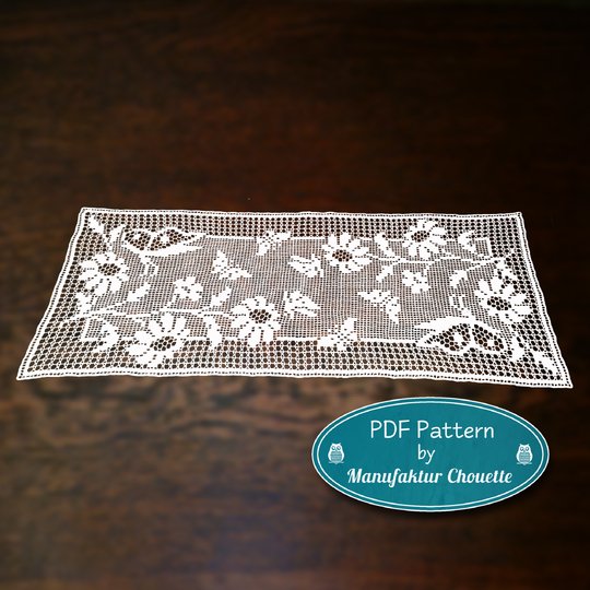 Tischläufer "Schmetterlinge" - Frühlingskollektion