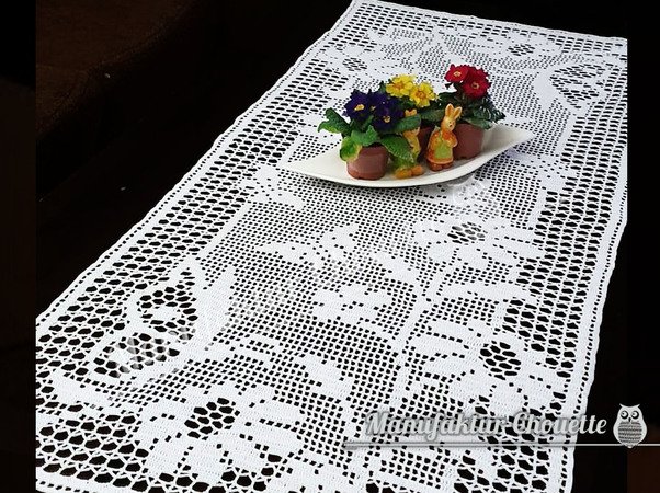 Tischläufer "Schmetterlinge" - Frühlingskollektion