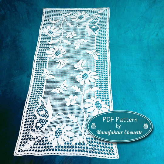 Tischläufer "Schmetterlinge" - Frühlingskollektion