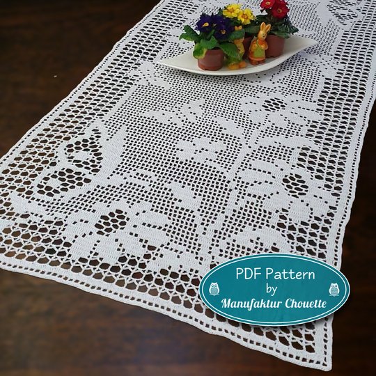 Tischläufer "Schmetterlinge" - Frühlingskollektion