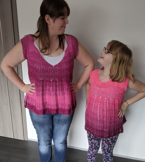 Tunika Mini and me -2 Anleitungen für Mama&Kind im Partnerlook - alle Größen